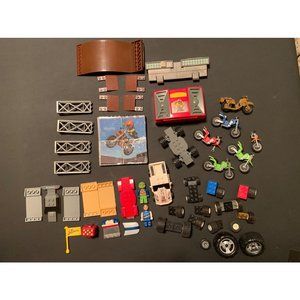 Mega Bloks Bmx Extreme Sports Set Bundle Ramps Figures Vehicles